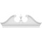 Ekena Millwork Rams Head Architectural Grade PVC Combination Pediment, 62"W x 22-3/8"H x 2-3/4"P PEDPC062X225RHP00 - alternate 3